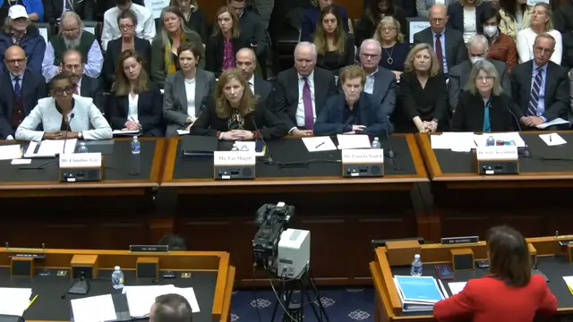 2023 Congressional Hearing with Claudine Gay.