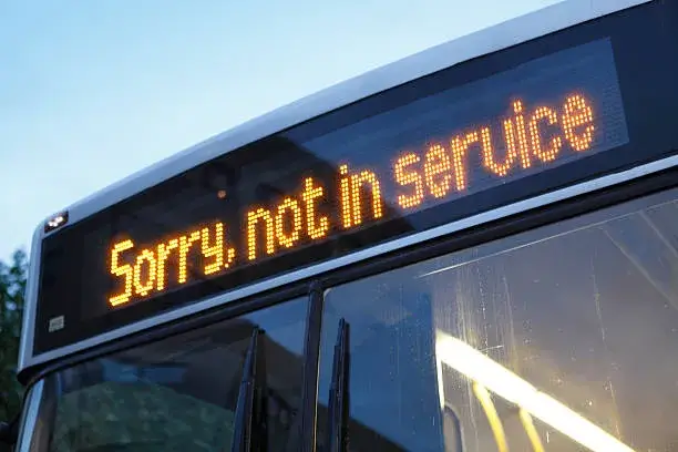 RIPTA Not in Service.